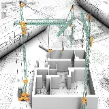 چاپ قاب موبایل و گوشی طراحی ساختمان و معماری داخلی با ماکت جرثقیل برجی تاور کرین