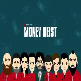 چاپ قاب موبایل و گوشی والپیپر و بک گراند سرقت پولی Money Heist با کیفیت فول اچ دی