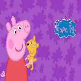 چاپ قاب موبایل و گوشی عکس پپا پیگ و عروسک خرسی با کیفیت بالا Peppa Pig