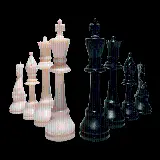 چاپ قاب موبایل و گوشی مهره اسب شطرنج سفید PNG با کیفیت بالا و مناسب چاپ