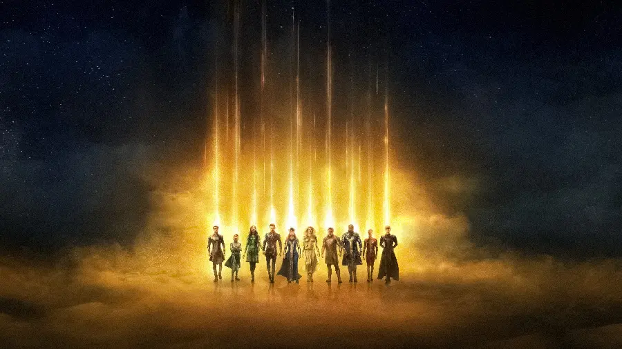 تصویر فیلم Eternals با کیفیت 4K مناسب برای قاب گوشی سامسونگ