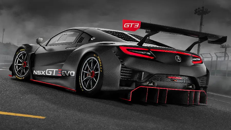 تصویر ماشین آکورا NSX GT3 EVO 2019 با کیفیت 4K