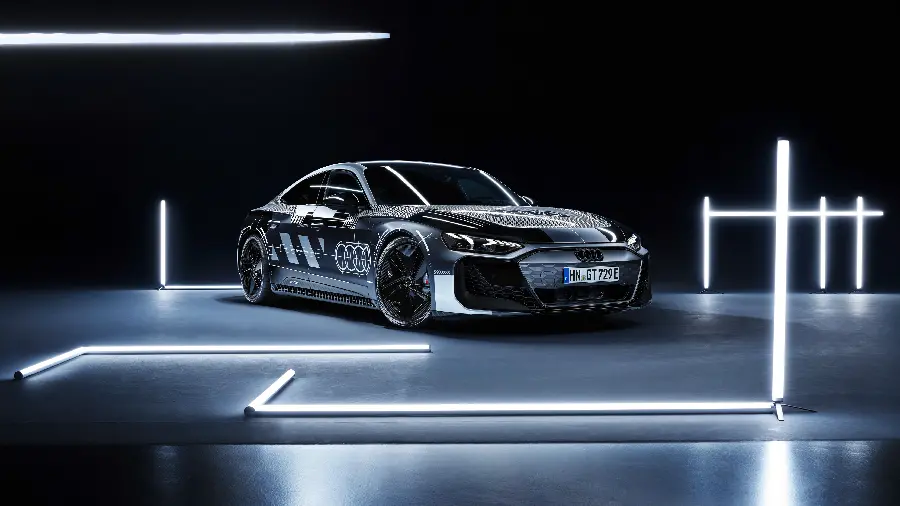 تصویر زیبای آئودی RS e-tron GT با کیفیت 5K