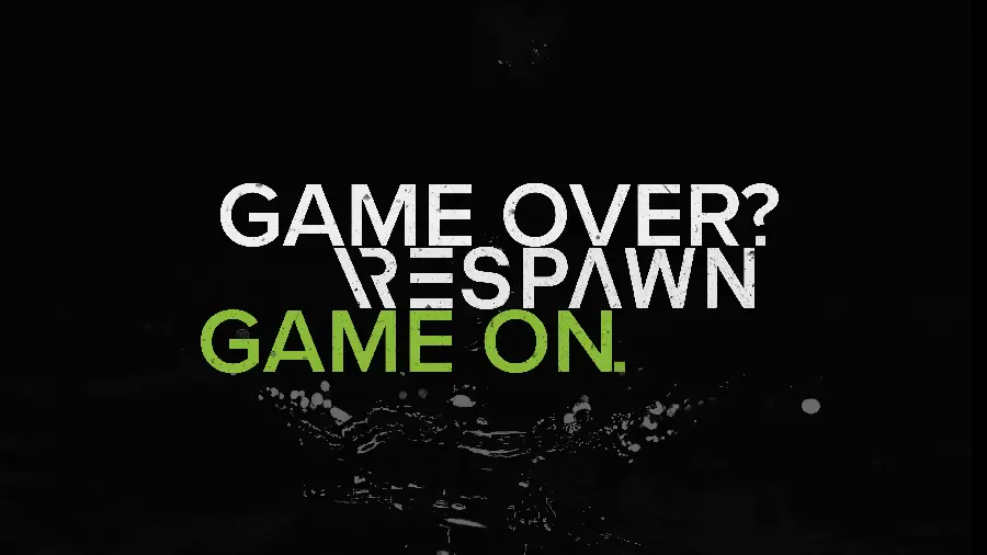 والپیپر نقل قول Game Over با پس زمینه تاریک کیفیت 4K رایگان
