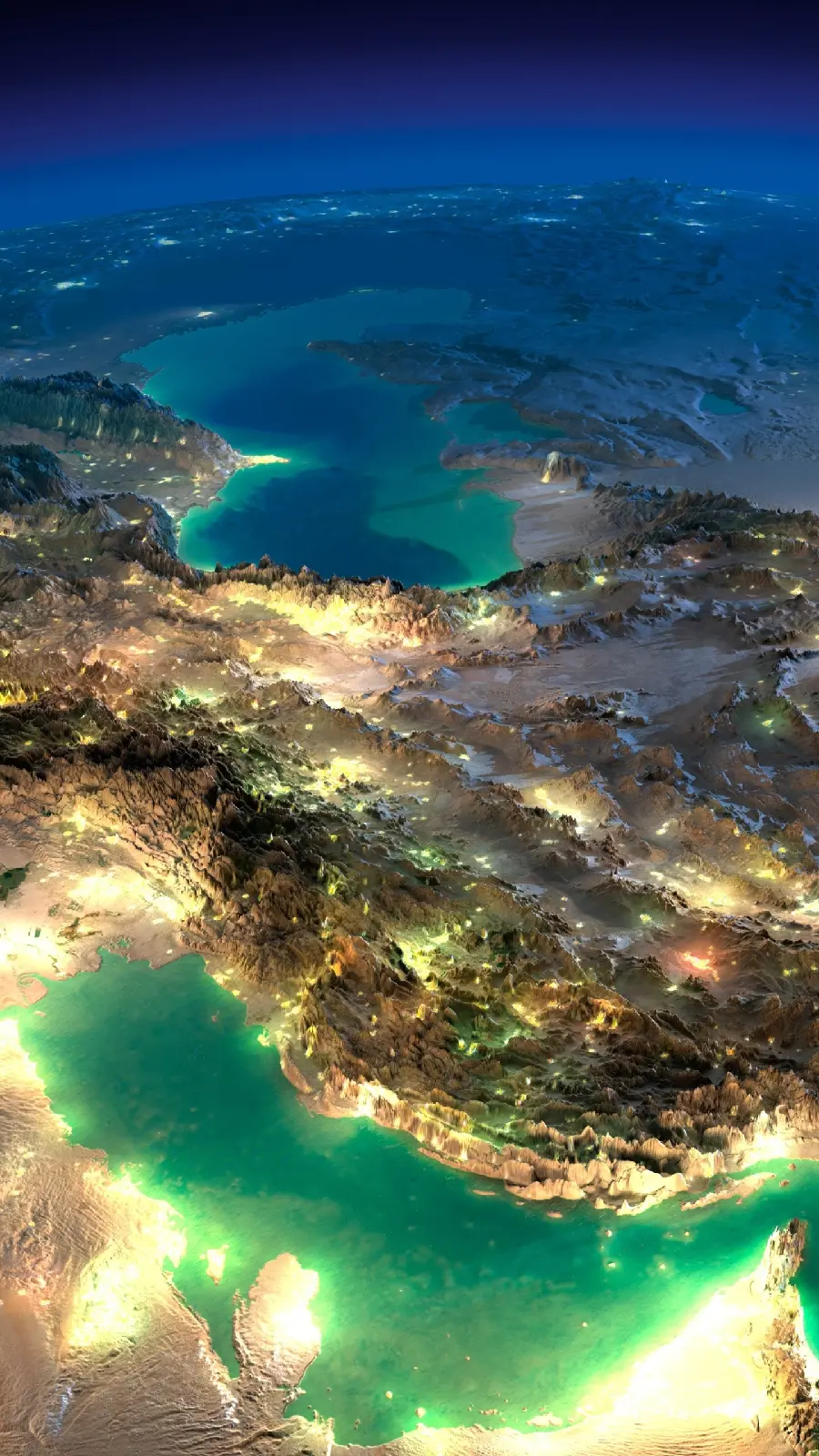 والپیپر طبیعت Earth From Space برای گوشی های جنرال لوکس با کیفیت 4K