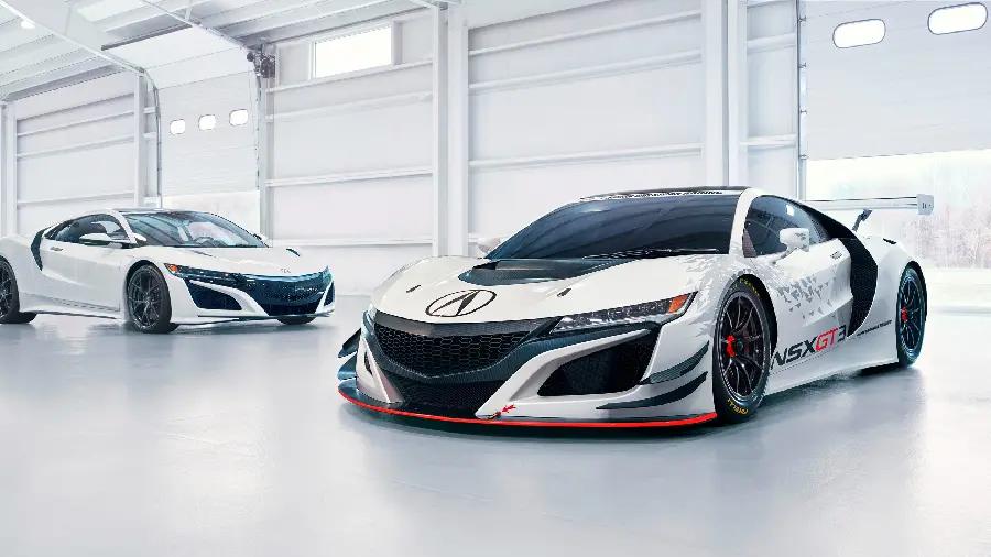 عکس ماشین مسابقه ای آکورا NSX GT3 با کیفیت HD
