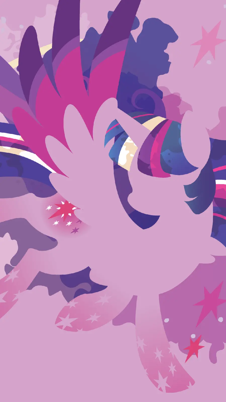 پوستر سریال My Little Pony با کیفیت 4K برای والپیپر موبایل