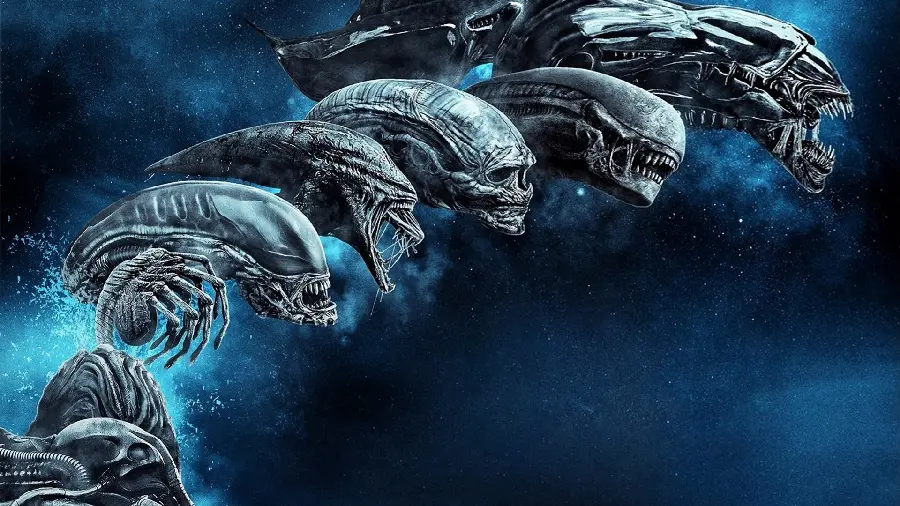 بک گراند موجود فضایی از فیلم Prometheus با کیفیت HD