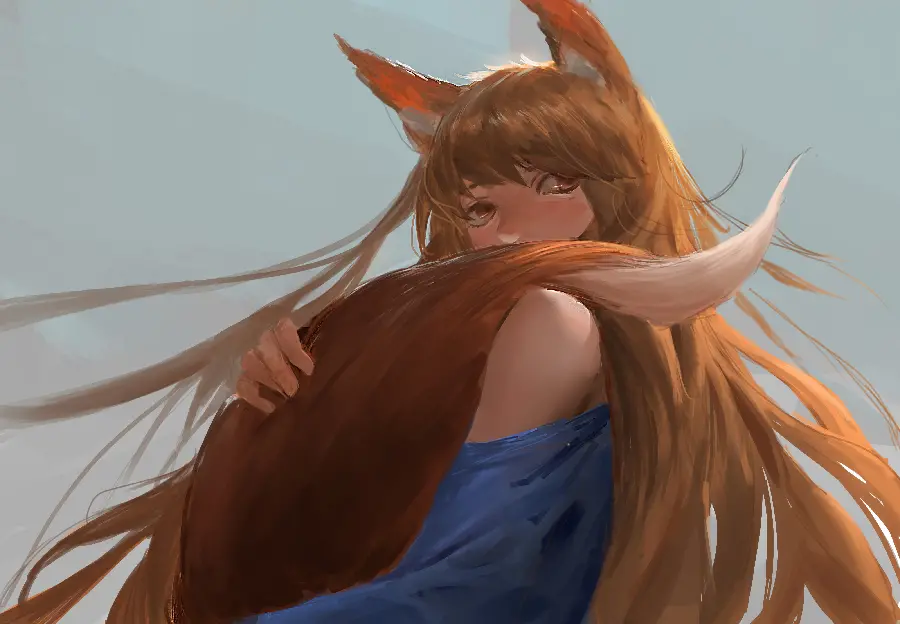 دلنشین ترین تصویر انیمه Spice and Wolf با کیفیت 4K