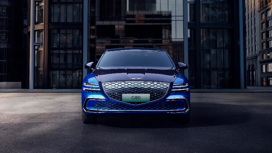 عکس ماشین جنسیس G80 الکتریکی 2024 با کیفیت 5K
