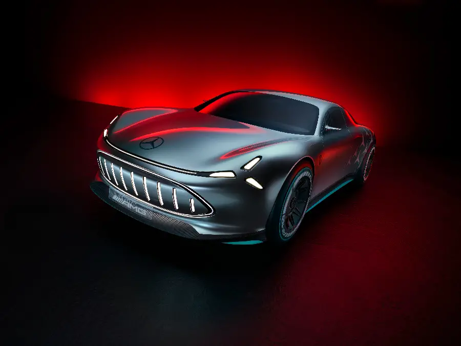 عکس مرسدس بنز ویژن AMG با کیفیت اچ دی و پس زمینه تاریک
