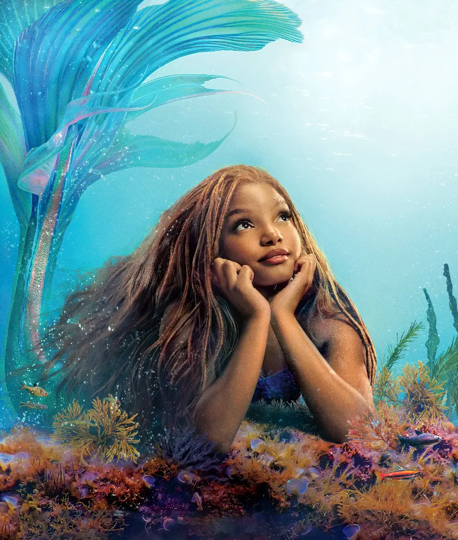 والپیپر Halle Bailey در نقش Ariel با کیفیت بالا