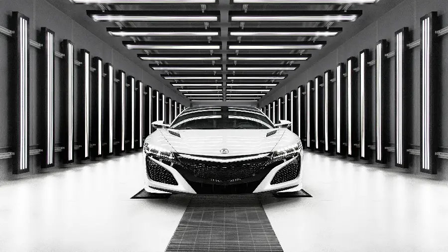 تصویر زمینه ماشین آکورا NSX 2019 با کیفیت 4K