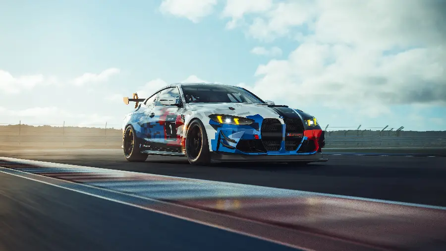 عکس بی ام و M4 GT4 Evo با کیفیت بالا برای دانلود