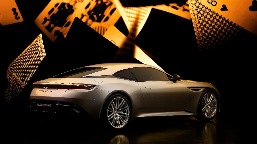 والپیپر استون مارتین DB12 Goldfinger Edition 2024
