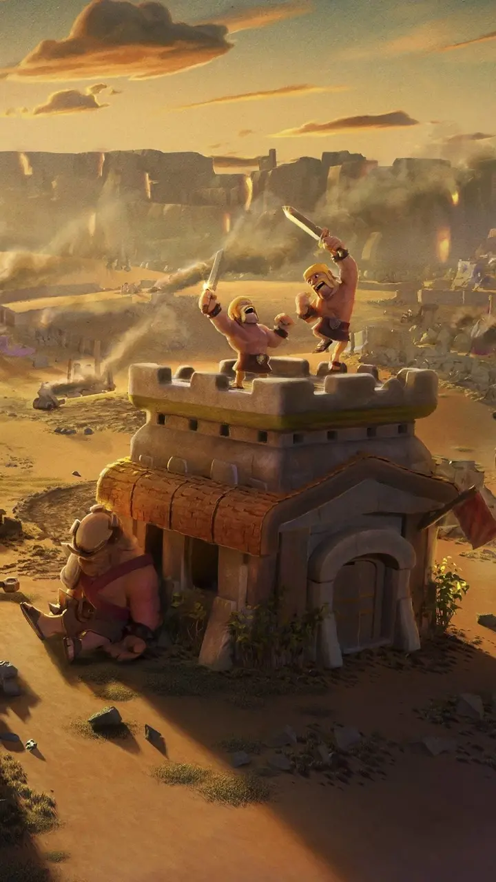 پوستر بازی Clash of Clans با کیفیت 4K برای چاپ