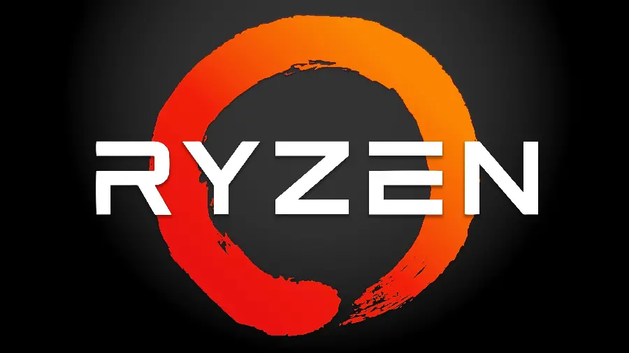 والپیپر پردازنده AMD Ryzen با تم تاریک در کیفیت 4K