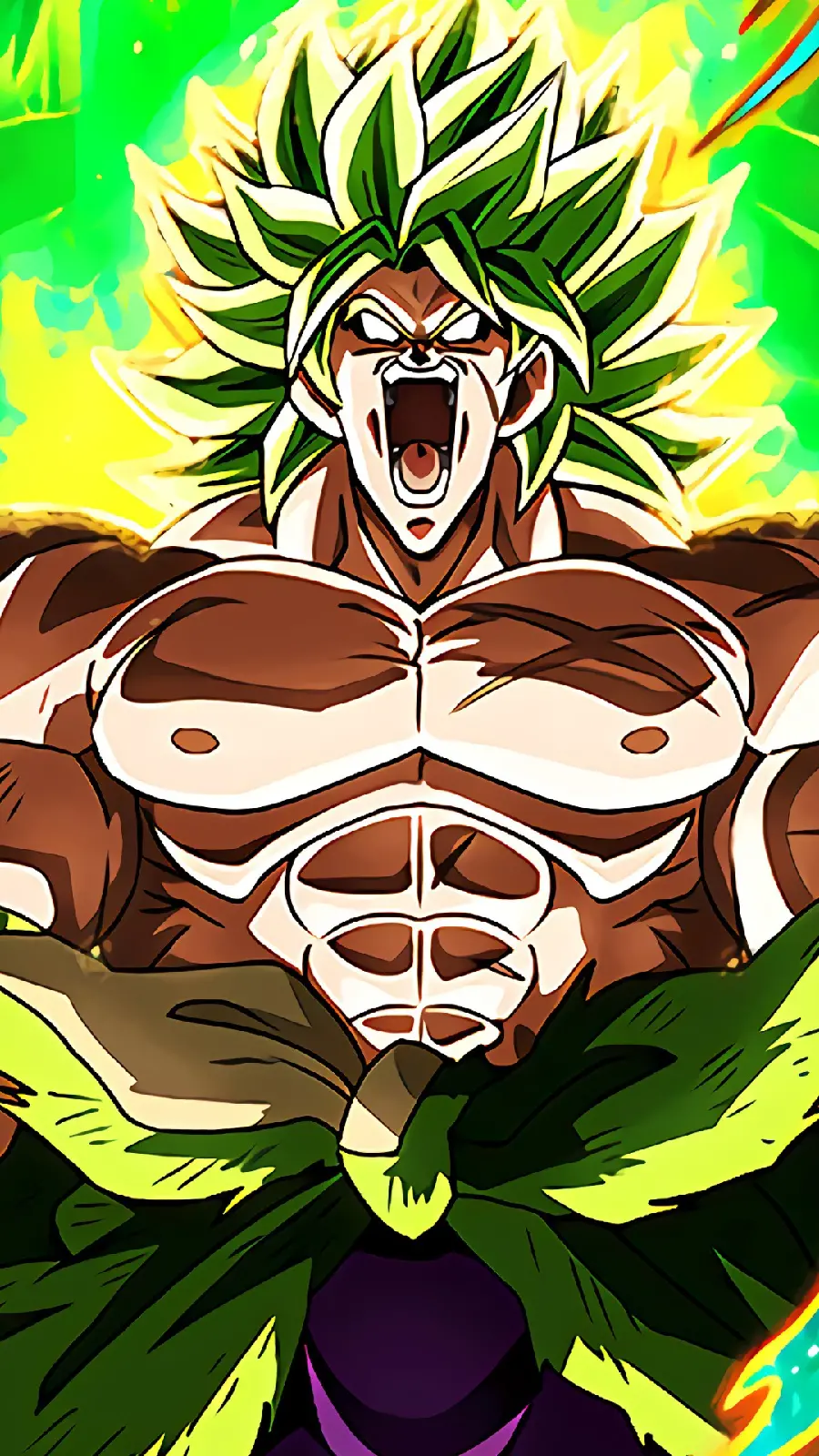 والپیپر انیمه Dragon Ball Super Broly با کیفیت 4K برای موبایل