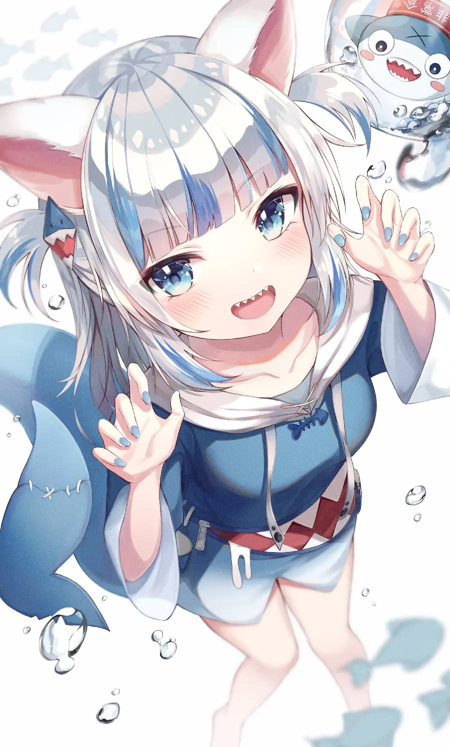 تابلو انیمه Virtual Youtuber Hololive Gawr با کیفیت 4K