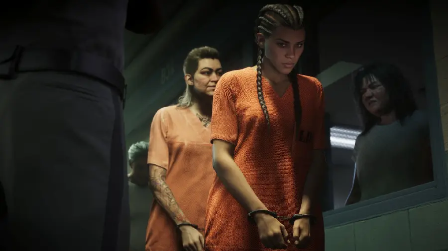 عکس شخصیت لوسیا در حال استفاده از سلاح در GTA 6 با کیفیت Ultra HD