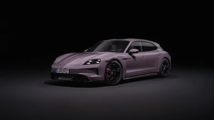تصویر Porsche Taycan 4S با کیفیت 5K