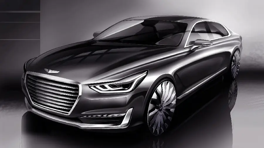 والپیپر هیوندای جنسیس G90 2016 با کیفیت HD