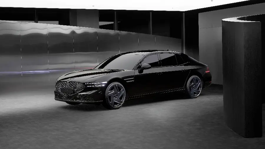 والپیپر جنسیس G90 مشکی 2024 با کیفیت 8K