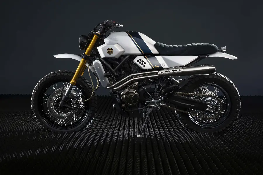 والپیپر موتورسیکلت Yamaha XSR700 با کیفیت بالا