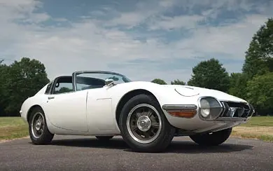 تصویر جذاب تویوتا 2000GT 1967 برای والپیپر موبایل
