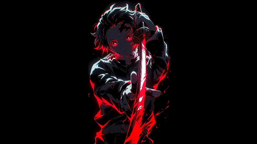 والپیپر تانجیرو کامادو از Demon Slayer با کیفیت 5K