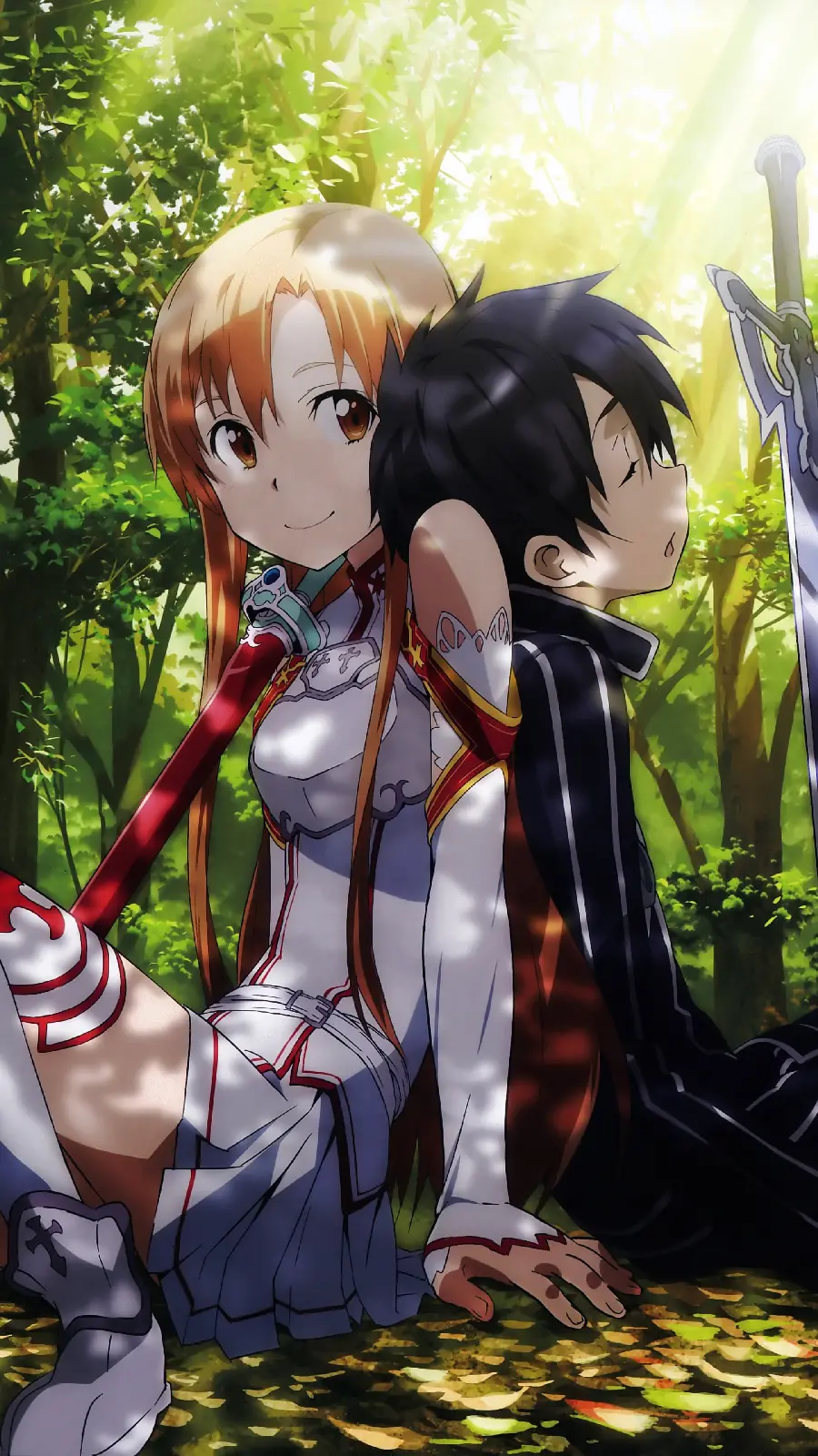 والپیپر انیمه Sword Art Online با کیفیت 4K برای موبایل