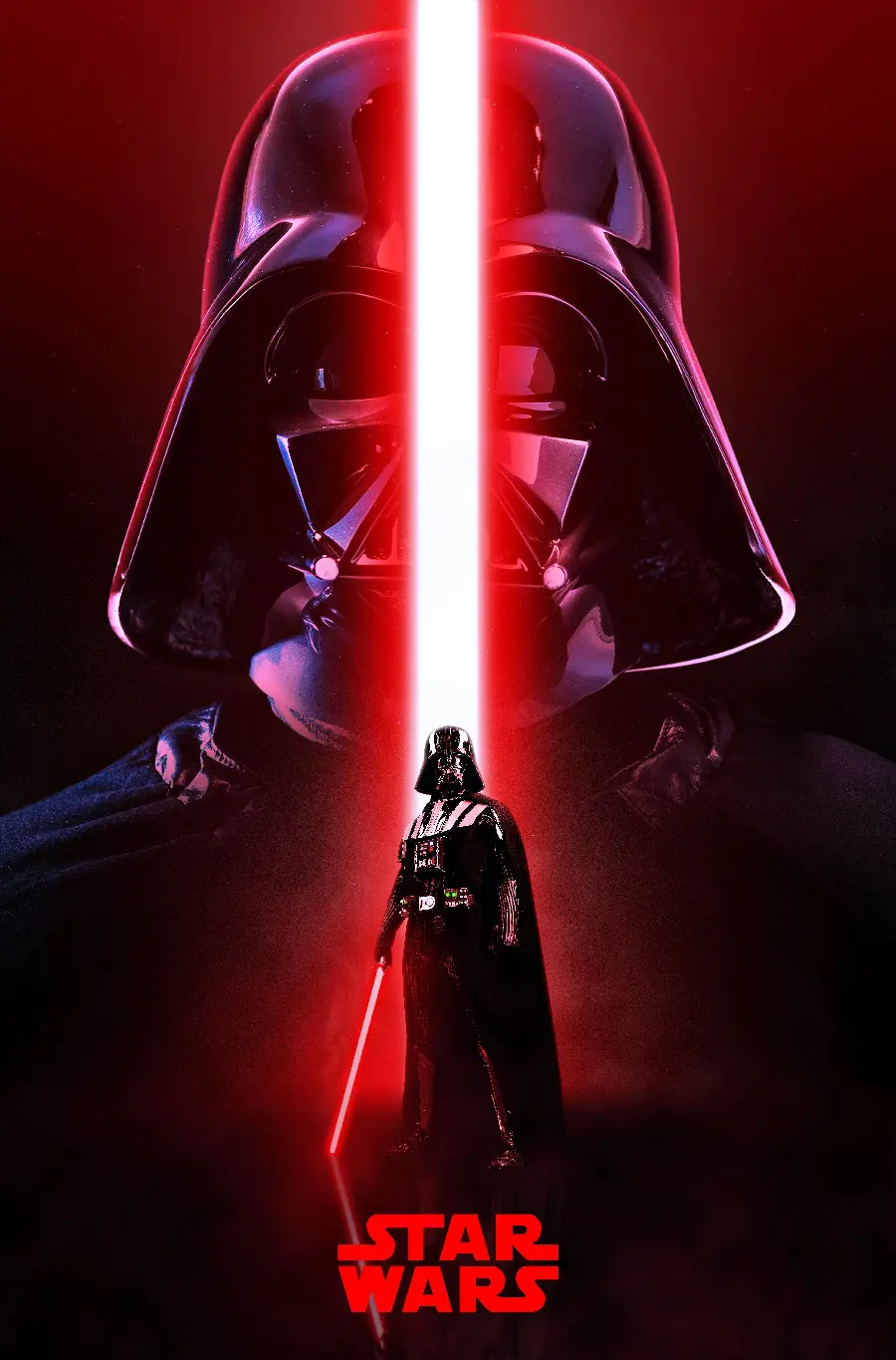 تصویر جذاب Darth Vader از Star Wars با کیفیت 5K