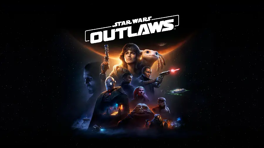پوستر بازی Star Wars Outlaws با کیفیت 8K برای چاپ