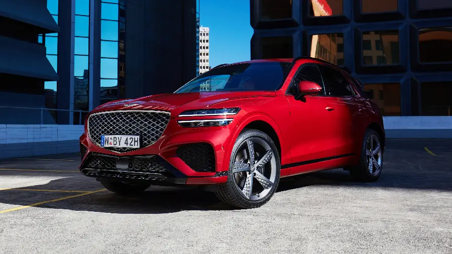 عکس ماشین جنسیس GV70 2025 برای تولید محتوا