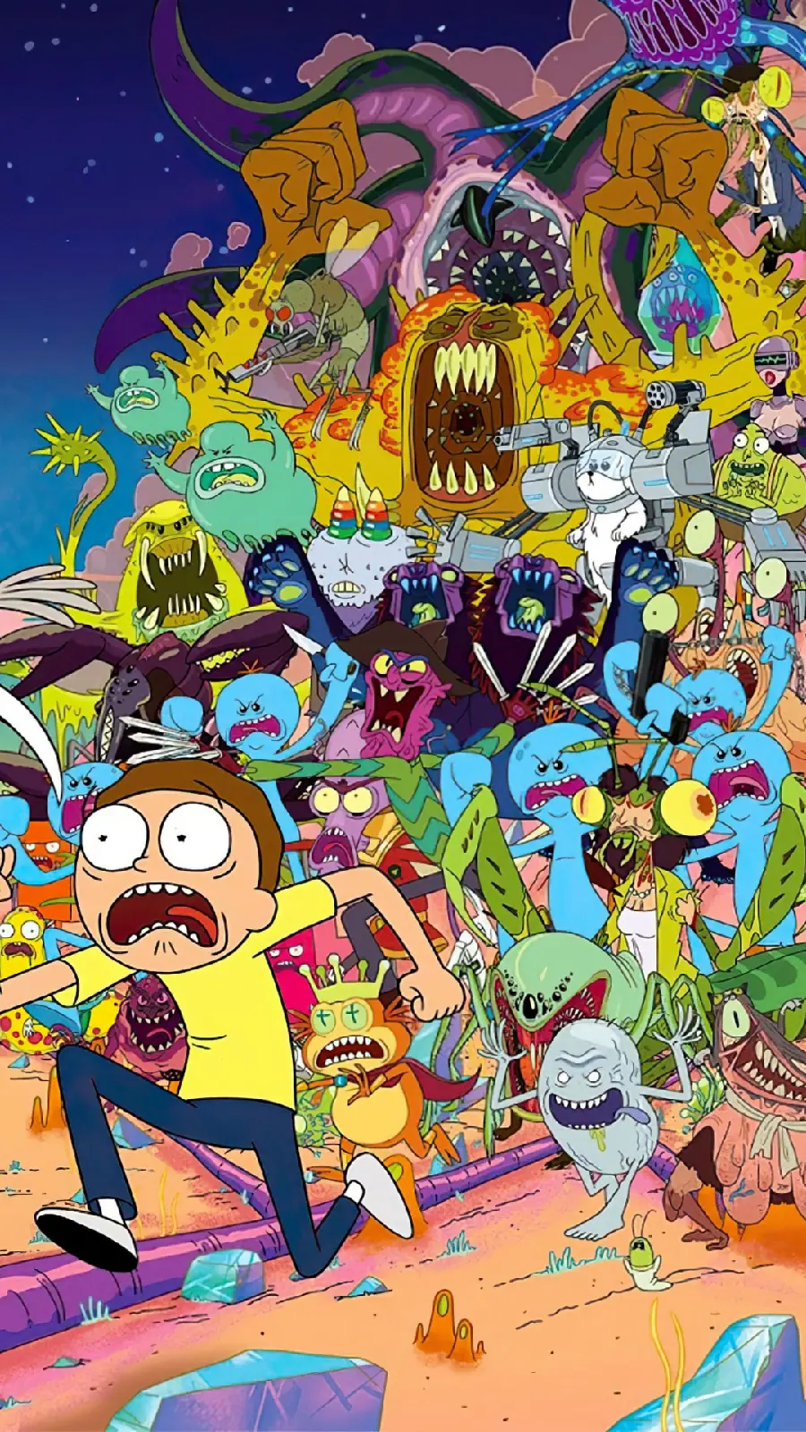 پوستر سریال Rick and Morty با کیفیت فول اچ دی