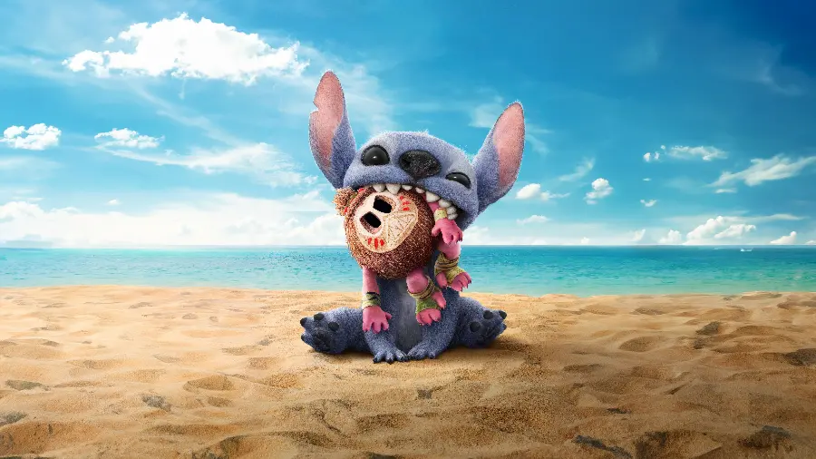 عکس انیمیشن Lilo and Stitch با کیفیت 8K برای والپیپر