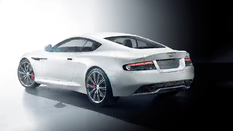 والپیپر استون مارتین DB9 Carbon White با کیفیت عالی