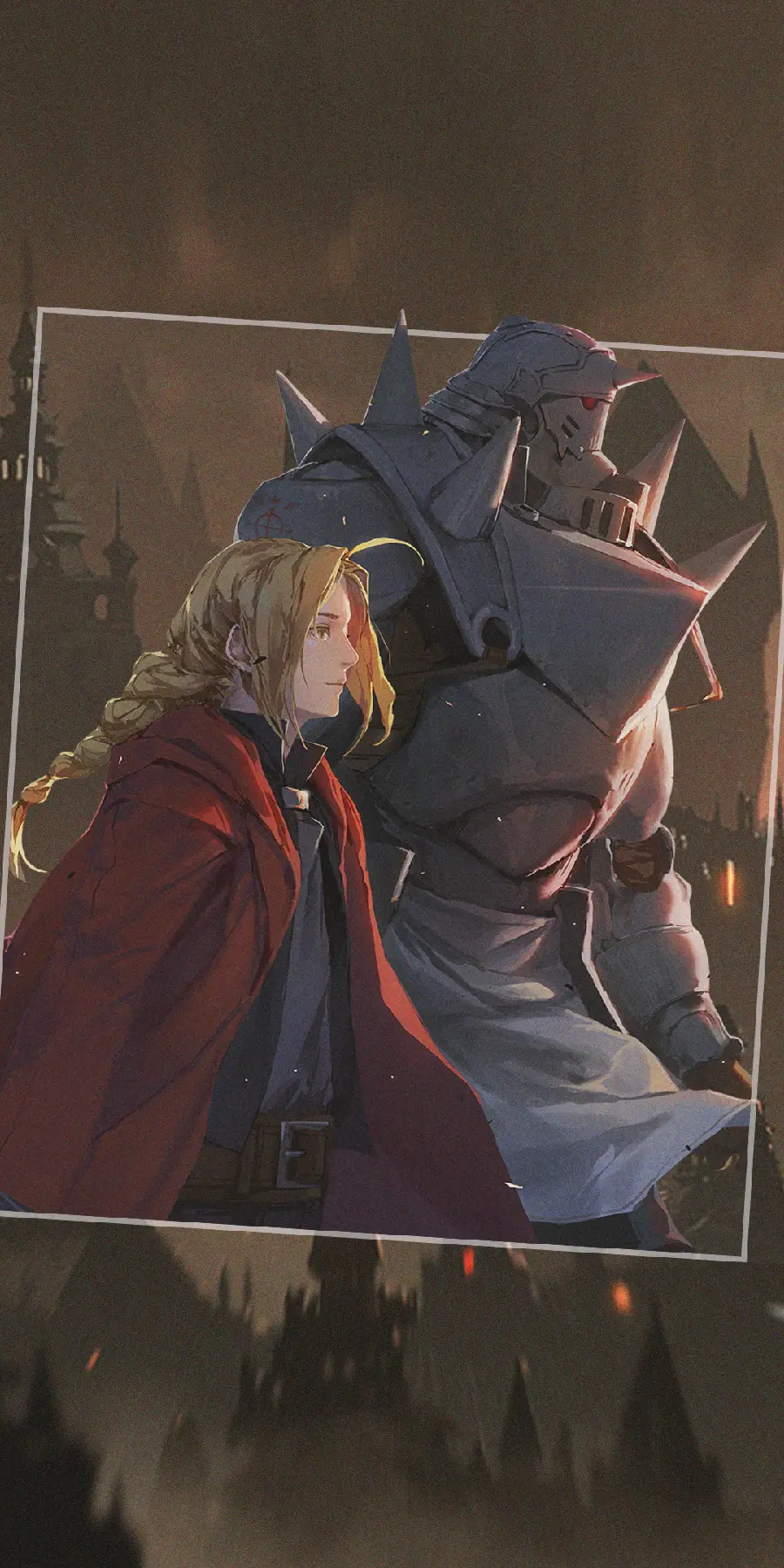 تصویر انیمه FullMetal Alchemist با کیفیت اچ دی برای موبایل