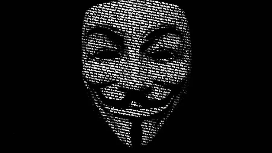 عکس هکرهای گروه Anonymous با کیفیت 4K