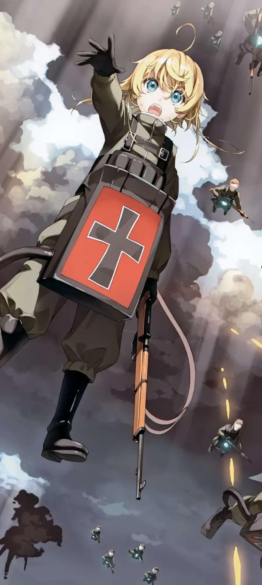 والپیپر انیمه Youjo Senki با کیفیت 4K برای موبایل