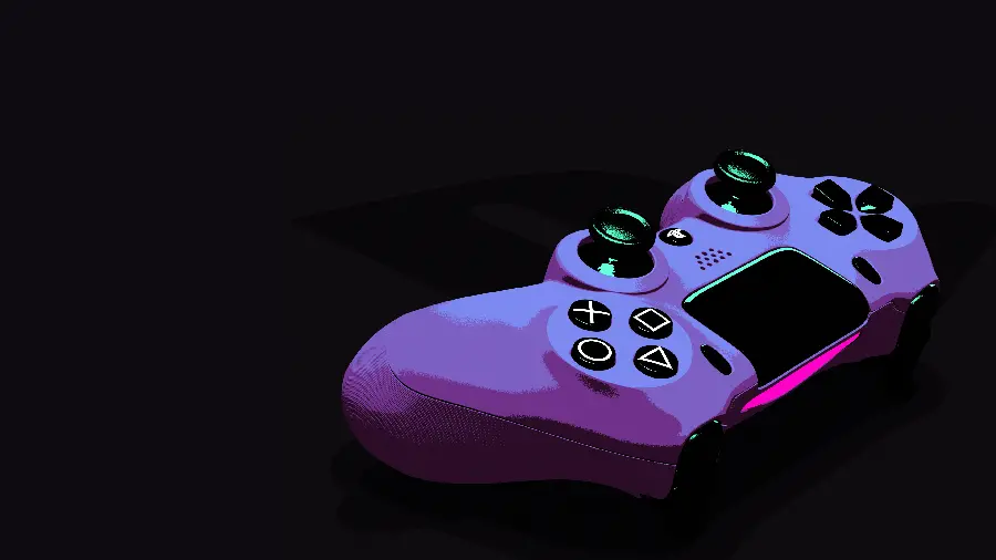 والپیپر کنترلر PS4 با کیفیت 3840x2160 برای دانلود رایگان