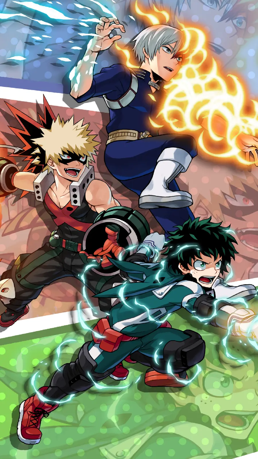 عکس انیمه My Hero Academia با کیفیت HD برای والپیپر موبایل