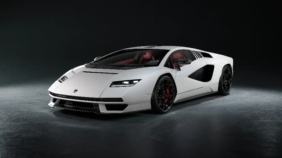 عکس Lamborghini Countach با طراحی هیبریدی و کیفیت بالا