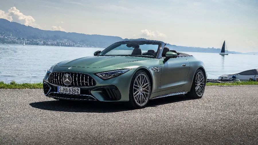 عکس مرسدس AMG SL با کیفیت بالا