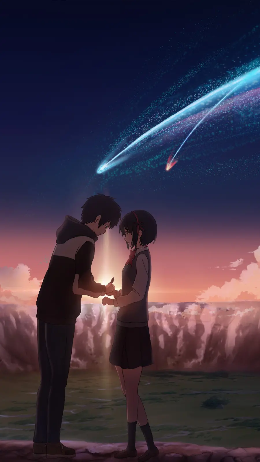 والپیپر انیمه Your Name با کیفیت 4K برای موبایل