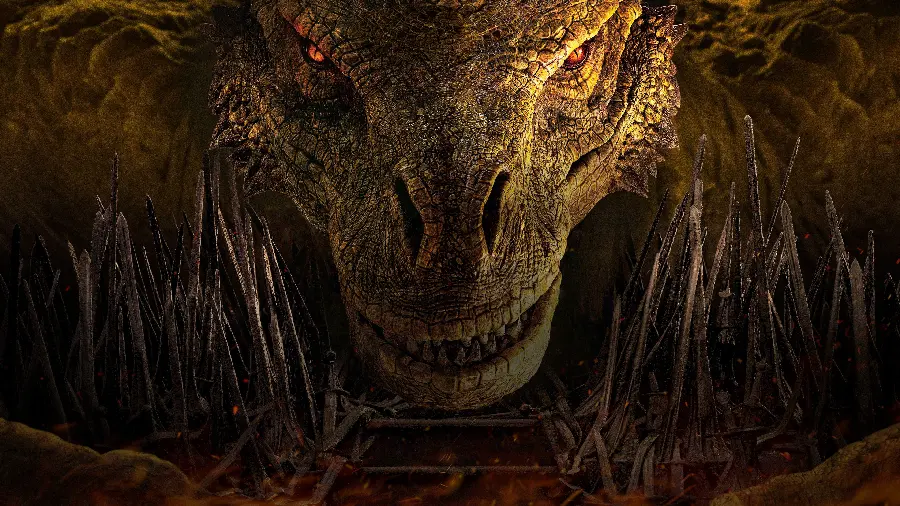 عکس اژدهای سریال House of the Dragon با کیفیت HD
