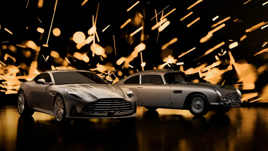 عکس هنری استون مارتین DB12 Goldfinger Edition