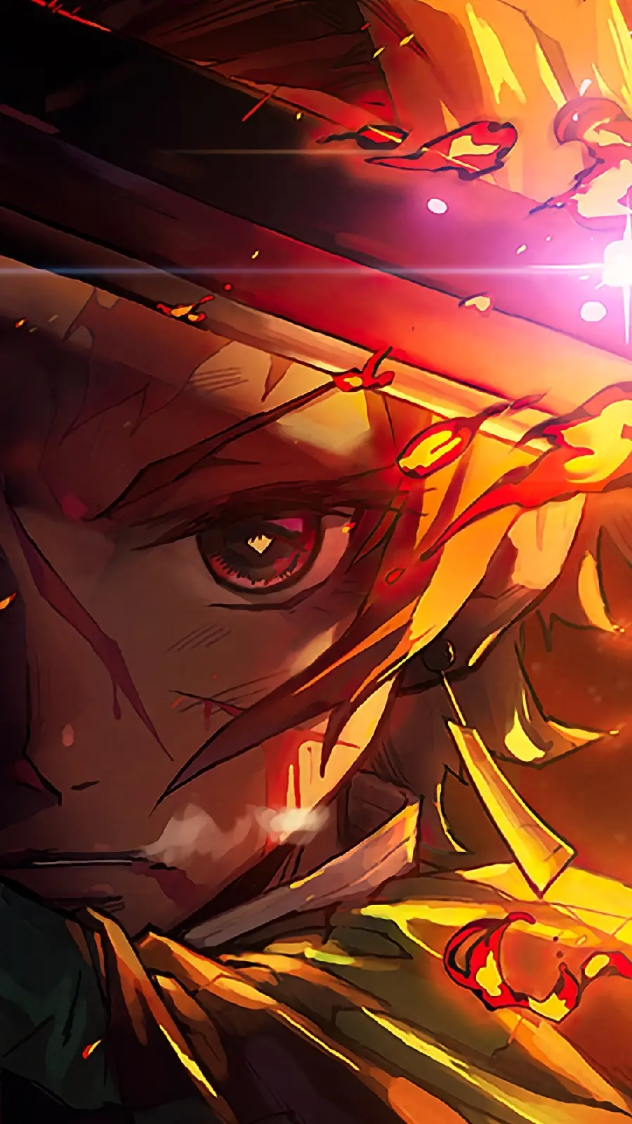 عکس انیمه Demon Slayer با کیفیت بالا برای والپیپر موبایل