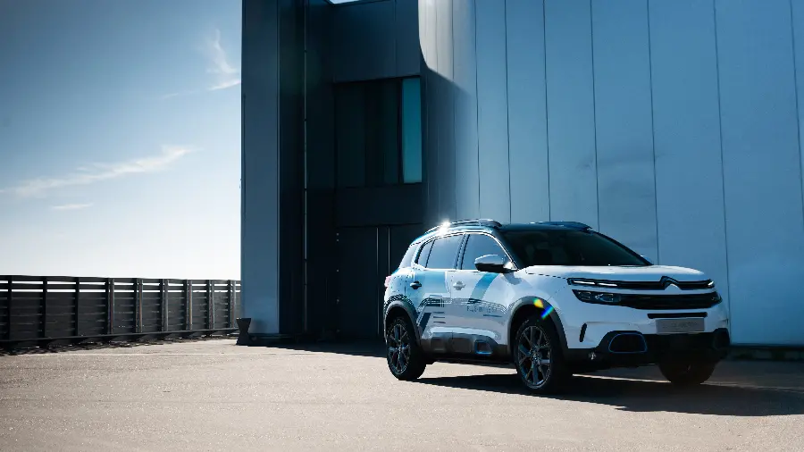 تصویر خیره کننده سیتروئن C5 Aircross SUV هیبریدی مفهومی 2018 با رزولوشن 4k