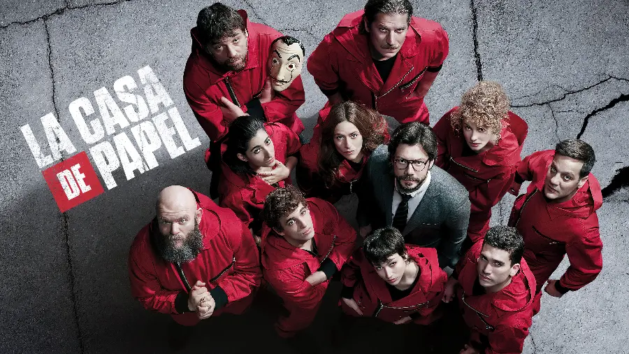 پوستر سریال La Casa de Papel با کیفیت فوق العاده